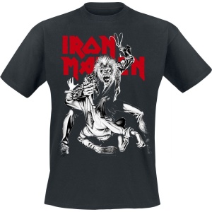 Iron Maiden Claw Crop Red Tričko černá - RockTime.cz