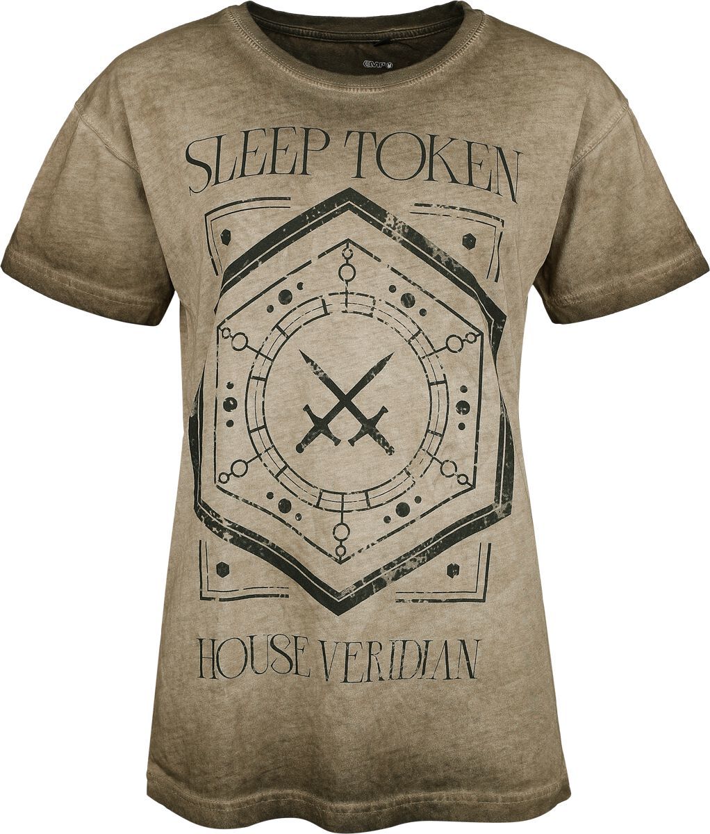 Sleep Token House Veridian Dámské tričko béžová - RockTime.cz