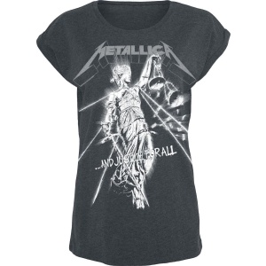 Metallica Raining Light Dámské tričko šedá