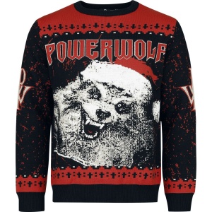 Powerwolf Holiday Sweater Pletený svetr vícebarevný