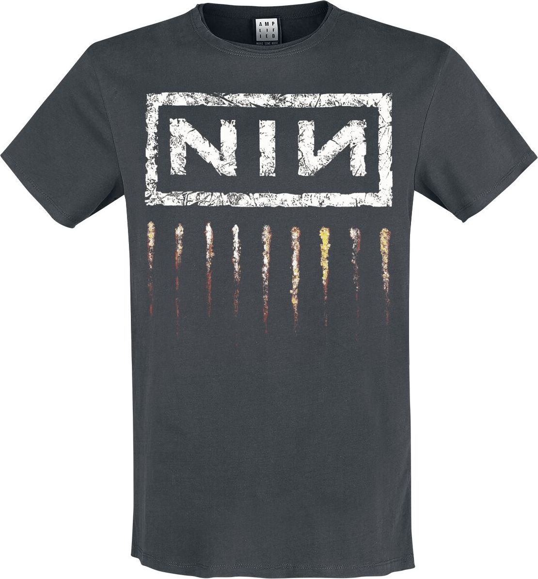 Nine Inch Nails Amplified Collection - Downward Spiral Tričko charcoal - RockTime.cz