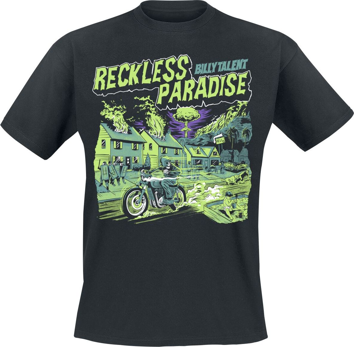 Billy Talent Reckless Paradise Tričko černá - RockTime.cz Billy Talent Reckless Paradise Tričko černá - RockTime.cz