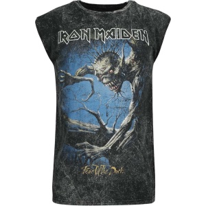 Iron Maiden Fear Of The Dark Tank top šedá