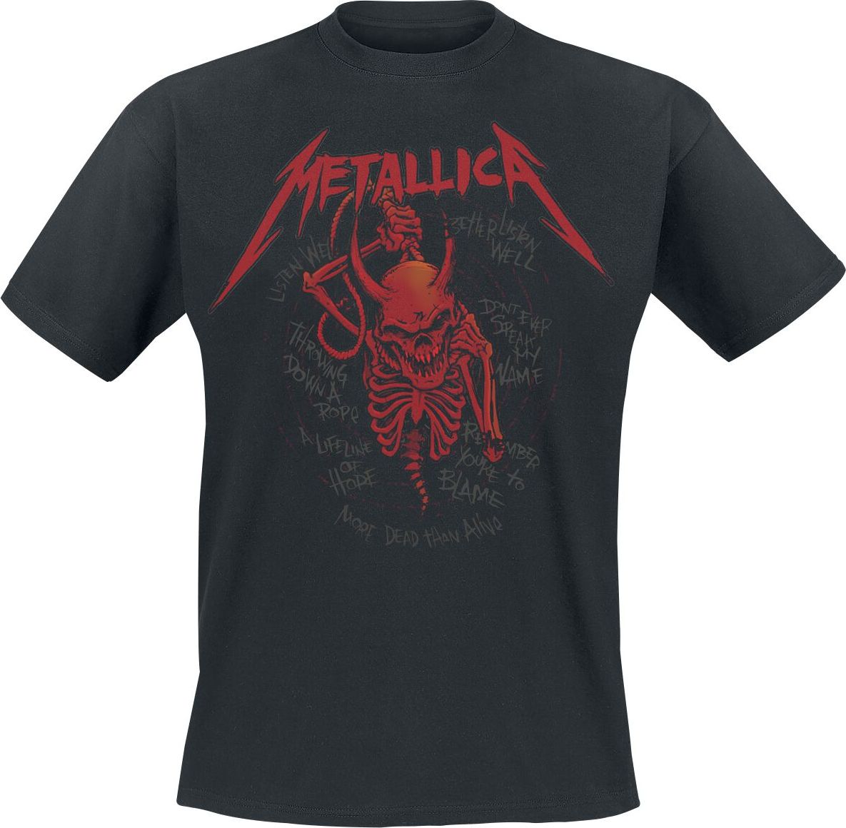 Metallica Skull Screaming Red 72 Seasons Tričko černá - RockTime.cz