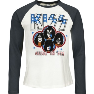 Kiss Amplified Collection - Alive In 77 Baseball tričko s dlouhým rukávem vícebarevný