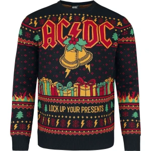 AC/DC Holiday Sweater Pletený svetr vícebarevný - RockTime.cz