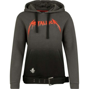 Metallica EMP Signature Collection Dámská mikina s kapucí šedá/cerná - RockTime.cz