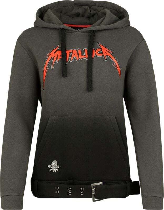 Metallica EMP Signature Collection Dámská mikina s kapucí šedá/cerná - RockTime.cz