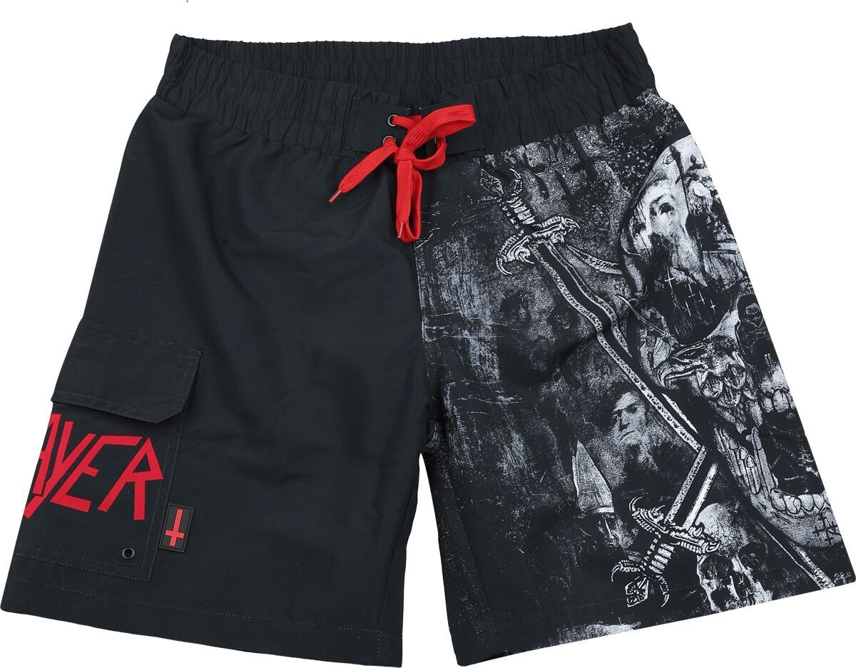 Slayer EMP Signature Collection Pánské plavky černá - RockTime.cz