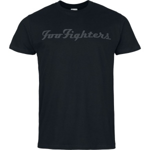 Foo Fighters Logo 3D Druck Tričko černá - RockTime.cz