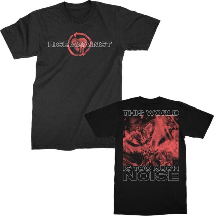 Rise Against Too Much Noise Tričko černá - RockTime.cz Rise Against Too Much Noise Tričko černá - RockTime.cz