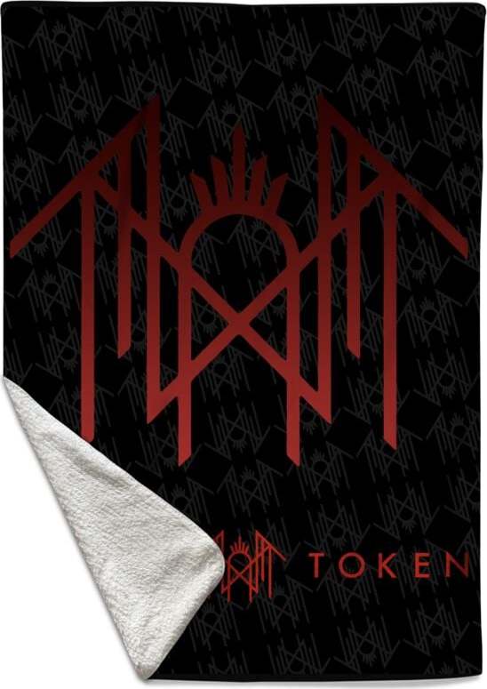 Sleep Token Red Logo Flísová deka vícebarevný - RockTime.cz