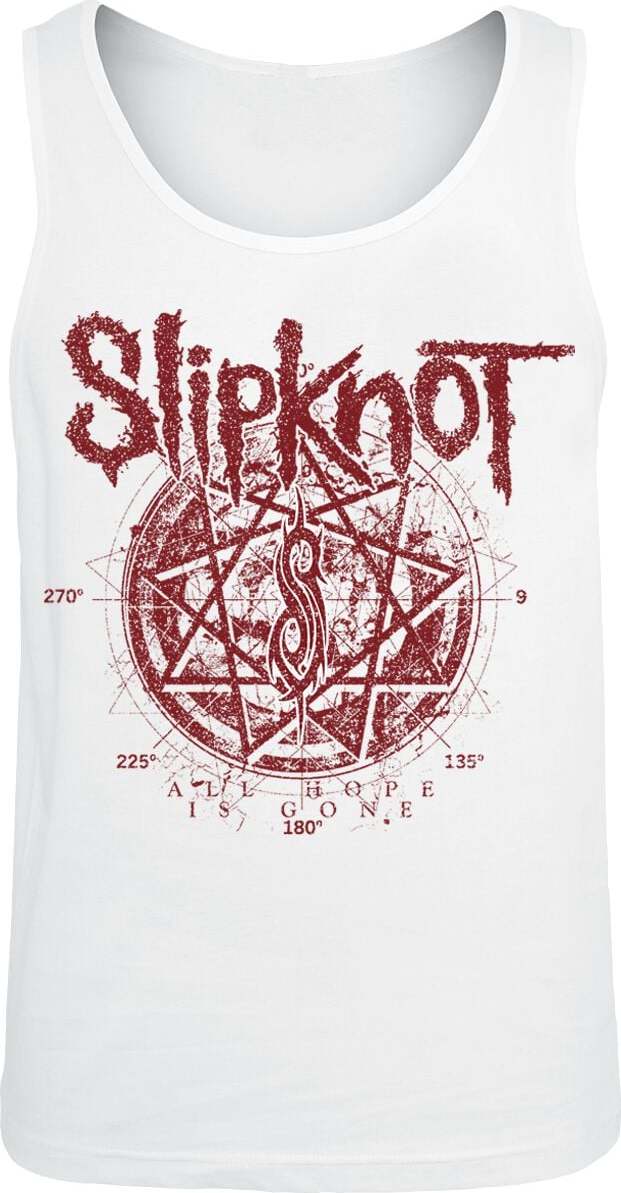 Slipknot Star Symbol Tank top bílá - RockTime.cz Slipknot Star Symbol Tank top bílá - RockTime.cz