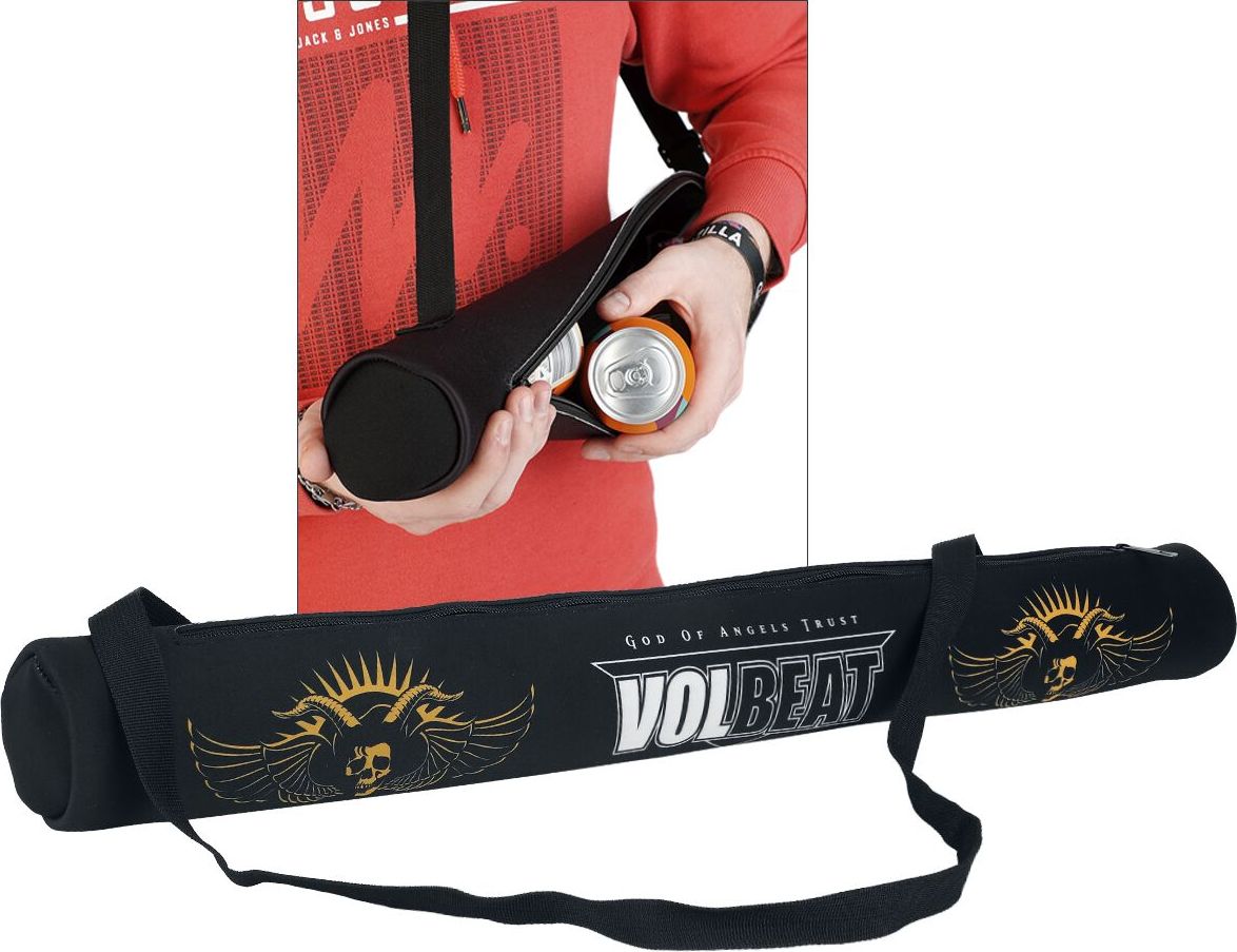 Volbeat Kühltasche - Bierschlange - Logo Chladící taška černá - RockTime.cz