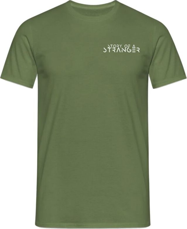 Story Of A Stranger Logo Tričko khaki - RockTime.cz
