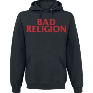 Bad Religion Logo Crossbuster Mikina s kapucí černá