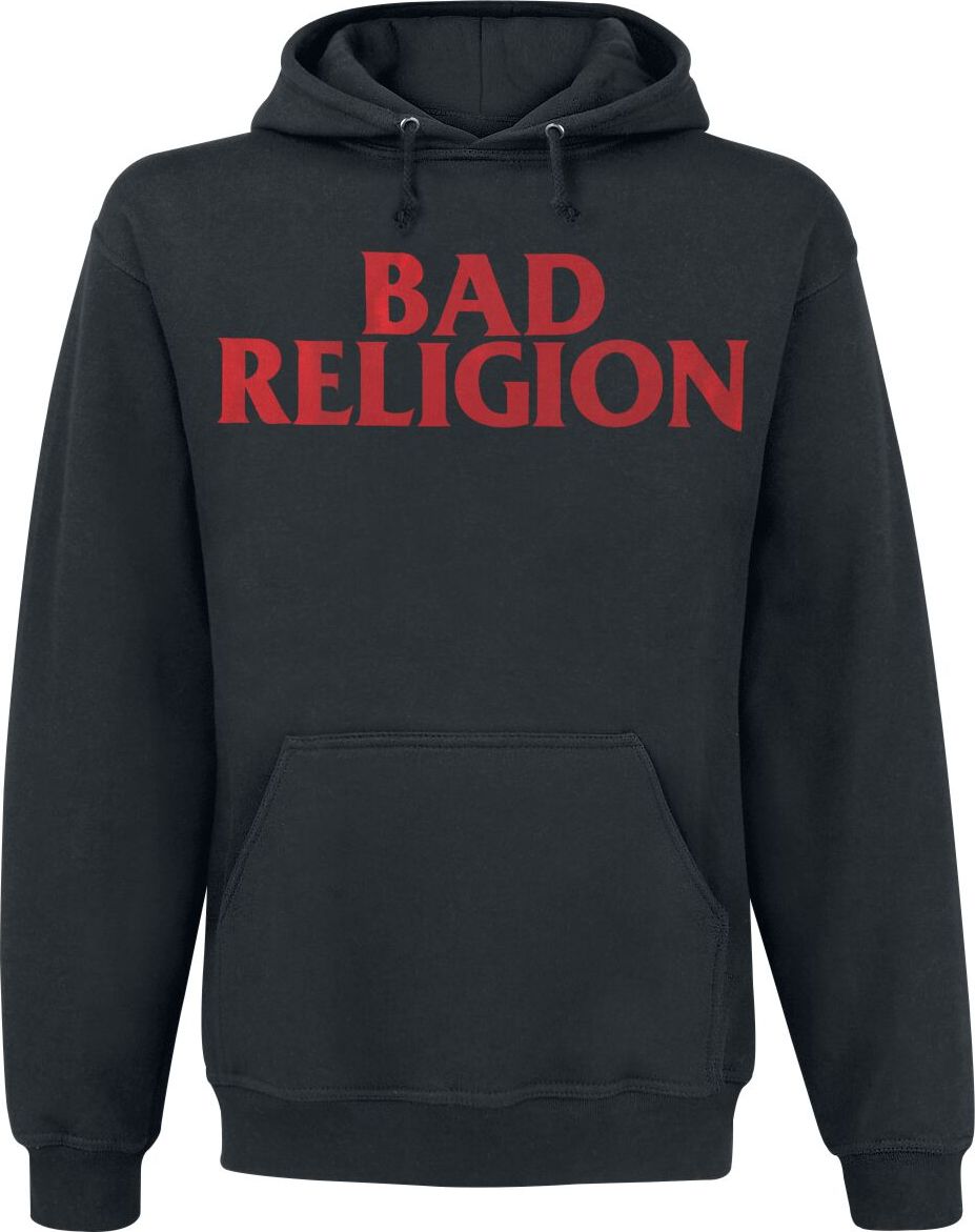 Bad Religion Logo Crossbuster Mikina s kapucí černá - RockTime.cz