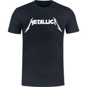 Metallica Textured Logo - Heavyweight Tričko černá - RockTime.cz
