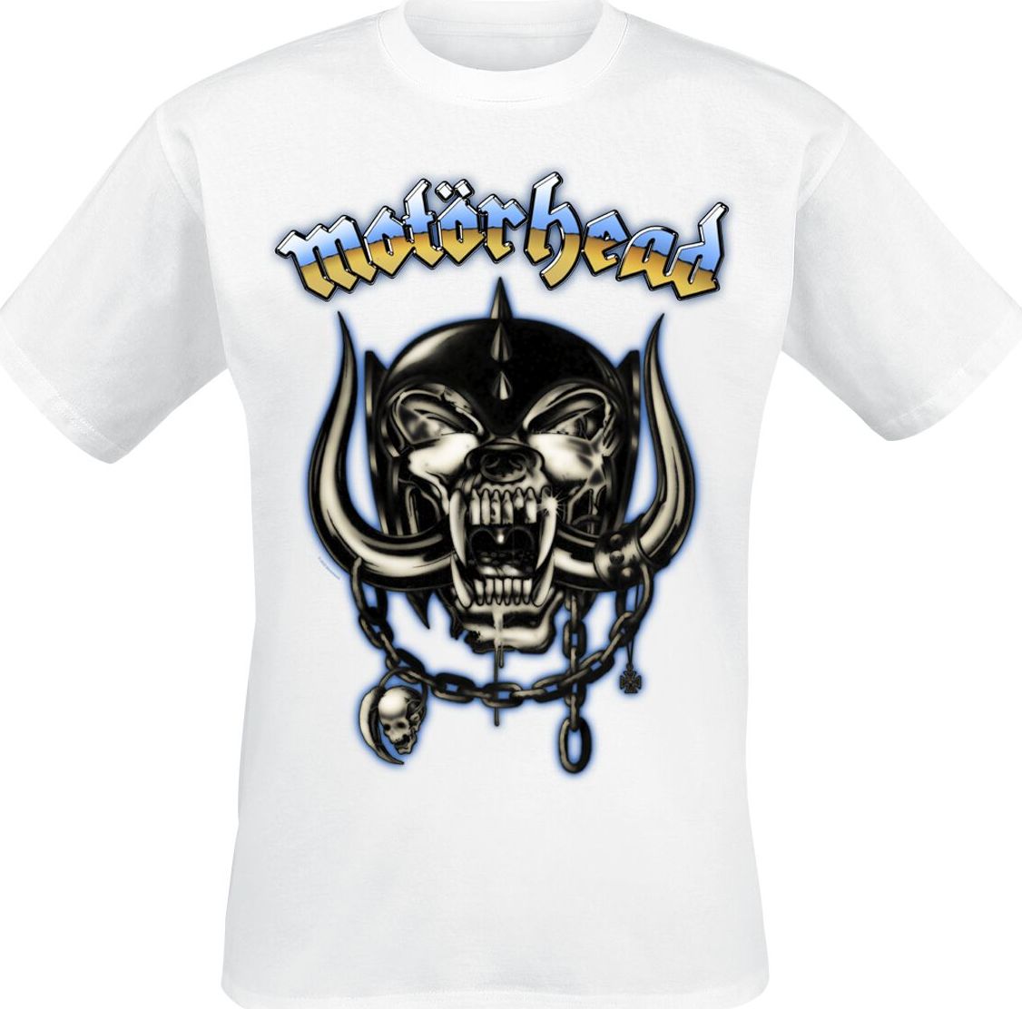 Motörhead 50 Airbrush Warpig Tričko bílá - RockTime.cz
