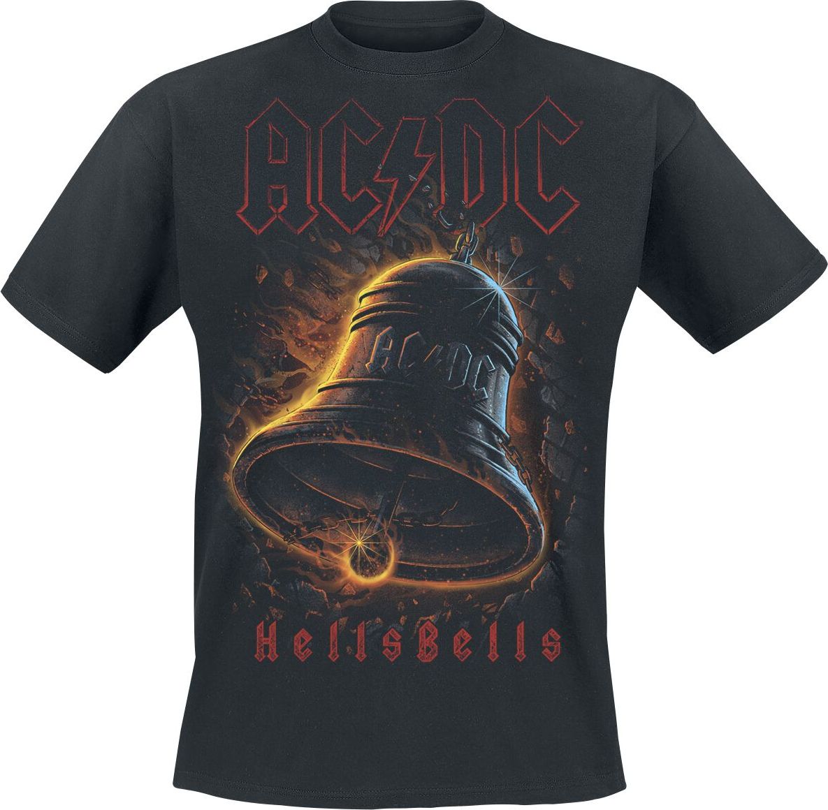 AC/DC Hells Bells Tričko černá - RockTime.cz