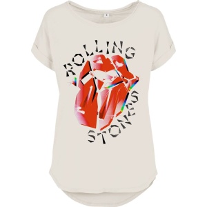 The Rolling Stones Hackney Diamonds Prism Tongue Dámské tričko bílá - RockTime.cz