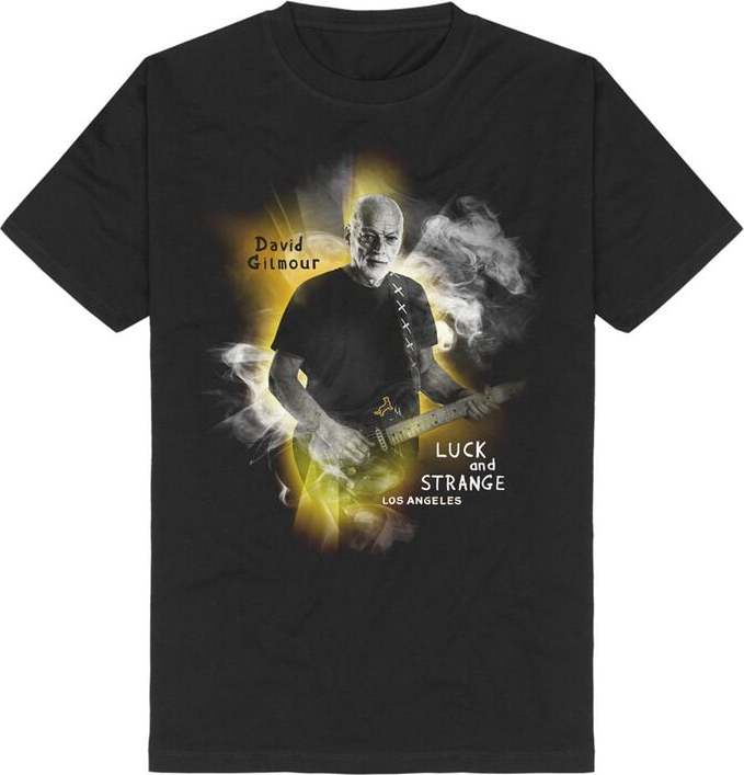 David Gilmour Luck And Strange Smoke Tričko černá - RockTime.cz