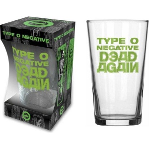 Type O Negative Dead Again pivní sklenice transparentní