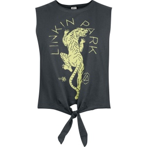 Linkin Park Amplified Collection - Tiger Dámský top charcoal