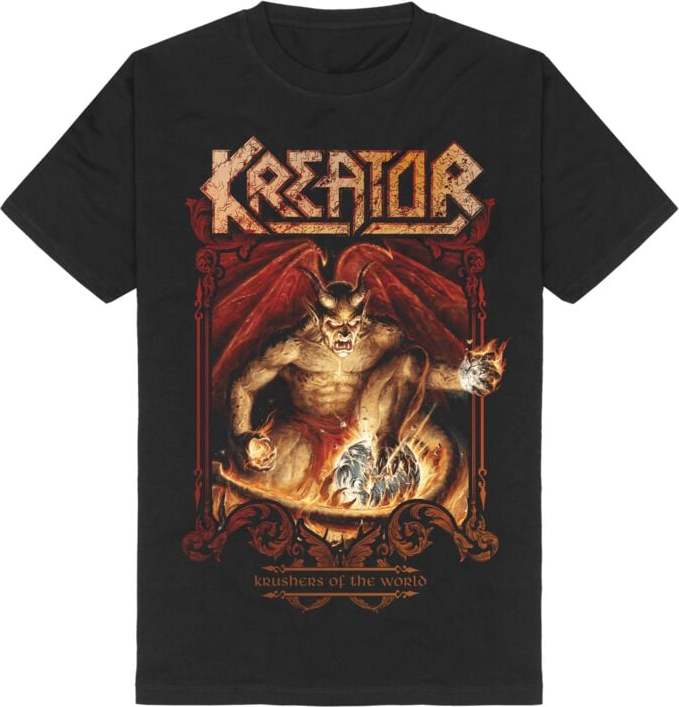 Kreator Krushers of the World Demon Ornaments Tričko černá - RockTime.cz Kreator Krushers of the World Demon Ornaments Tričko černá - RockTime.cz