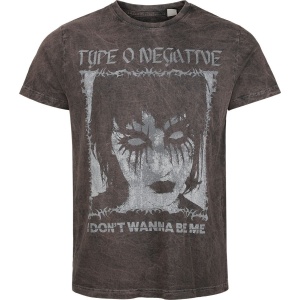 Type O Negative I Don't Wanna Tričko šedá