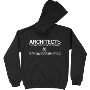 Architects Moth Mikina s kapucí černá