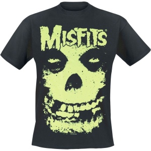 Misfits Splat Art - Glow In The Dark Tričko černá - RockTime.cz