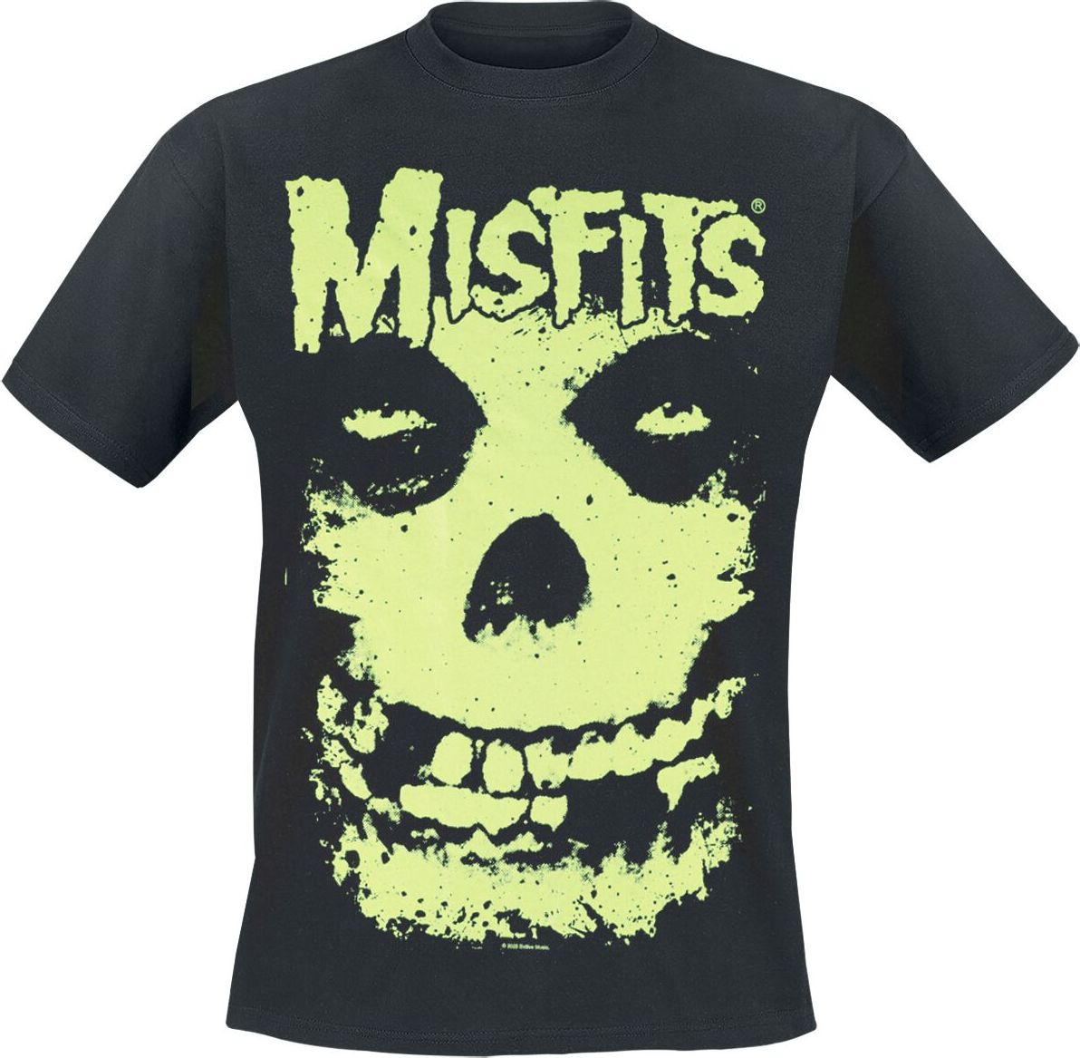 Misfits Splat Art - Glow In The Dark Tričko černá - RockTime.cz