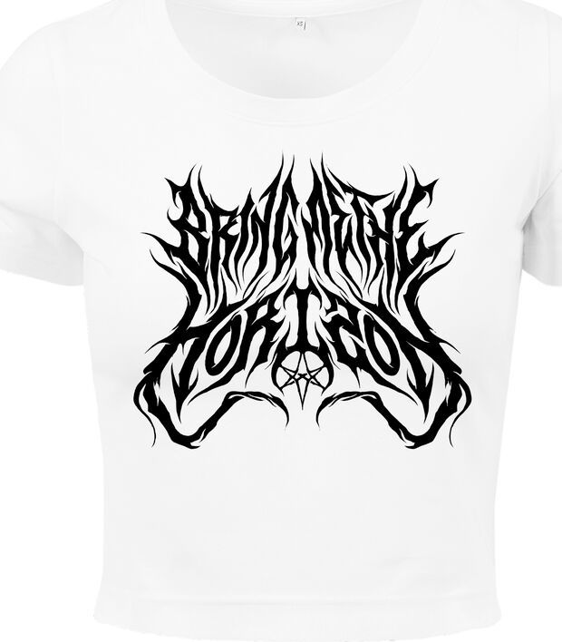 Bring Me The Horizon Black Logo Dámské tričko bílá - RockTime.cz