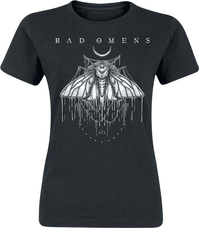 Bad Omens Moth Dámské tričko černá - RockTime.cz Bad Omens Moth Dámské tričko černá - RockTime.cz