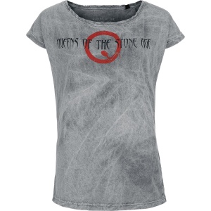 Queens Of The Stone Age Logo Dámské tričko šedá