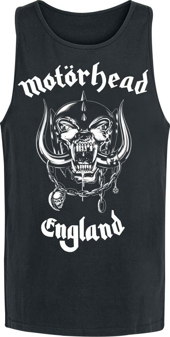 Motörhead England Tank top černá - RockTime.cz Motörhead England Tank top černá - RockTime.cz