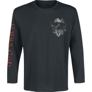 Godsmack Smoke Skull Tričko s dlouhým rukávem černá - RockTime.cz