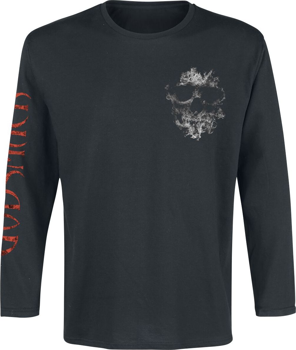 Godsmack Smoke Skull Tričko s dlouhým rukávem černá - RockTime.cz Godsmack Smoke Skull Tričko s dlouhým rukávem černá - RockTime.cz
