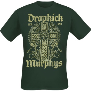 Dropkick Murphys Celtic Cross Tričko zelená