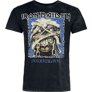 Iron Maiden Square Chain Tričko charcoal