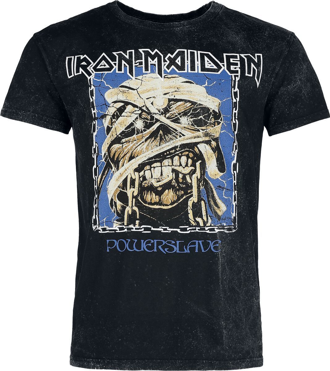 Iron Maiden Square Chain Tričko charcoal - RockTime.cz Iron Maiden Square Chain Tričko charcoal - RockTime.cz