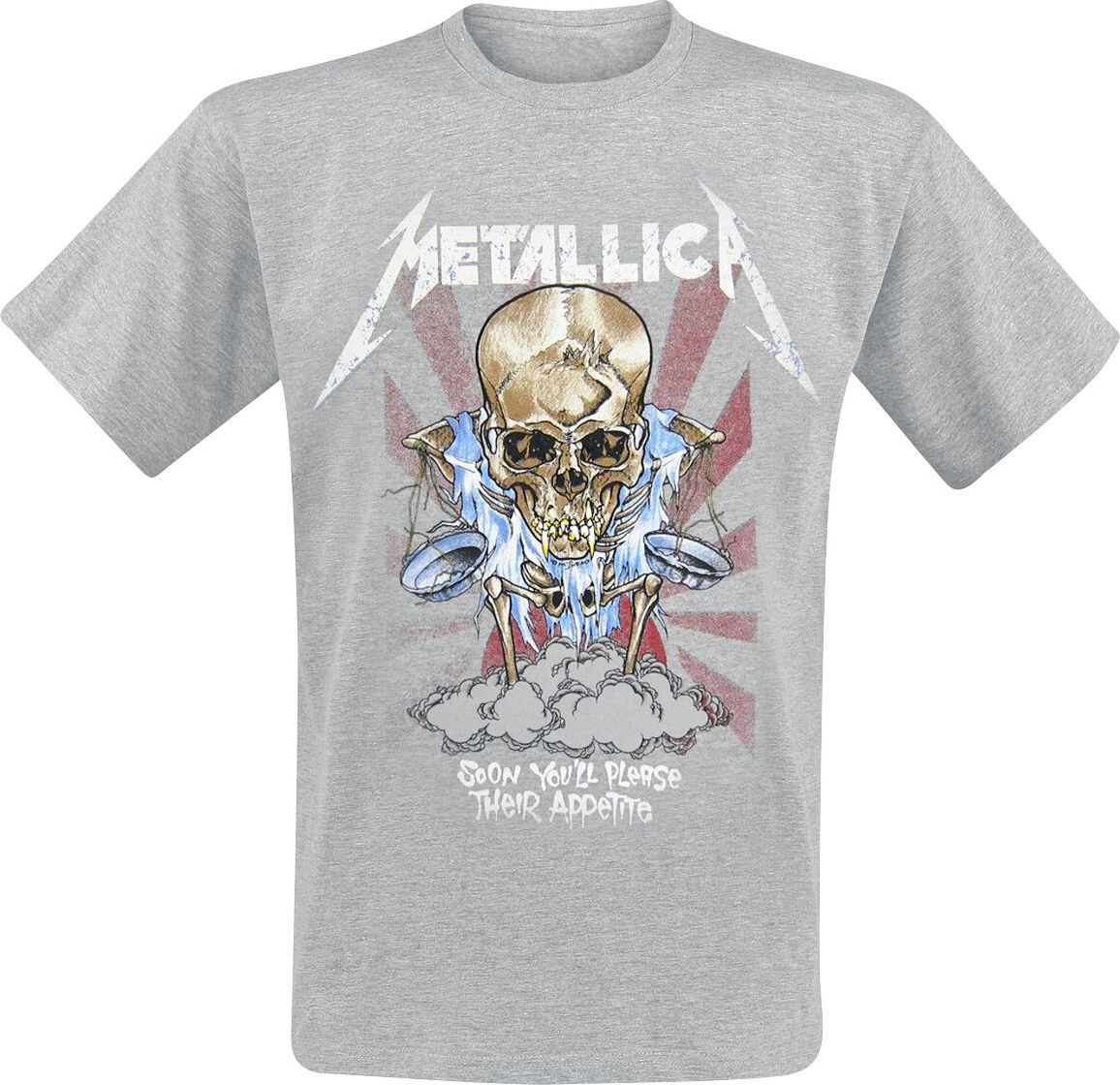 Metallica Appetite Tričko prošedivelá - RockTime.cz Metallica Appetite Tričko prošedivelá - RockTime.cz