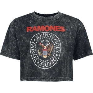 Ramones Crest Dámské tričko tmave šedá/cerná