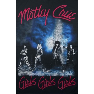 Mötley Crüe Girls, girls, girls Textilní plakát vícebarevný
