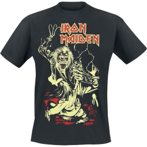 Iron Maiden Fire Ring - Glow In The Dark Tričko černá - RockTime.cz