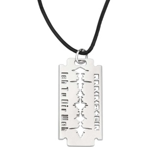 Rammstein "žiletka "Ich Tu Dir Weh"" Přívěšek s řetízkem stríbrná