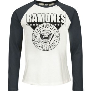 Ramones Amplified Collection - 3D Crest Baseball tričko s dlouhým rukávem vícebarevný