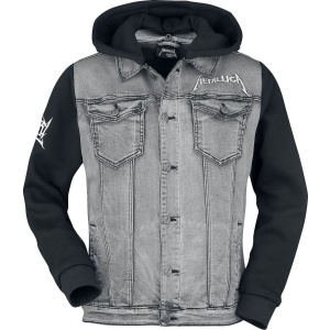 Metallica EMP Signature Collection Džínová bunda světle šedá / černá