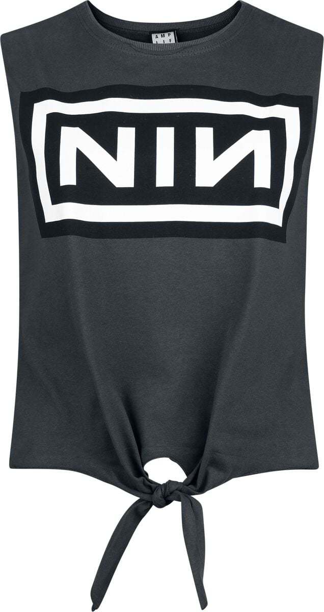Nine Inch Nails Amplified Collection - Logo Dámský top charcoal - RockTime.cz